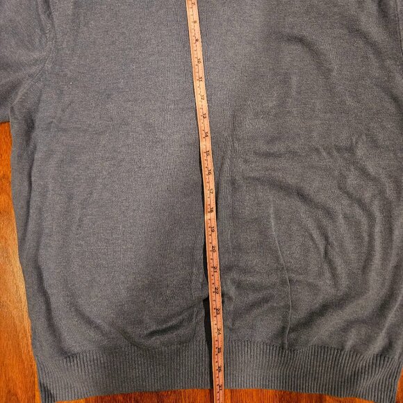Jos. A Bank V-Neck Sweater – Slate Blue - Picture 4 of 5